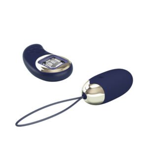 Mina Vibrating Remote Control Egg - Blue