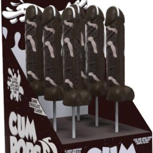 Cum Cock Pops - Dark Chocolate - 6 Piece P.O.P. Display