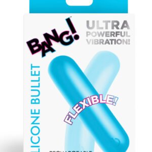 Flexible Silicone Bullet - Blue
