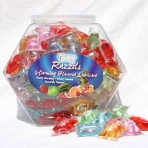Razzels Warming Lubricant - 100 Pillow Fishbowl - Assorted Flavors