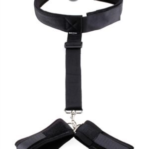 Fetish Fantasy Series Gag and Wrist Restraint - Black