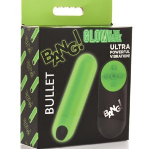 Glow in the Dark Bullet With Remote - Green