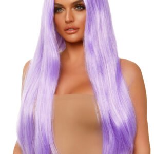 Long Straight Wig 33 Inch - Lavender