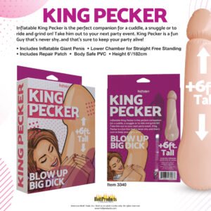 King Pecker- 6 Foot Giant Inflatable Penis