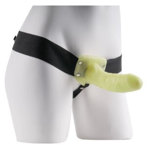 Fetish Fantasy Series for Him or Her Hollow Strap-on - Glow in the Dark