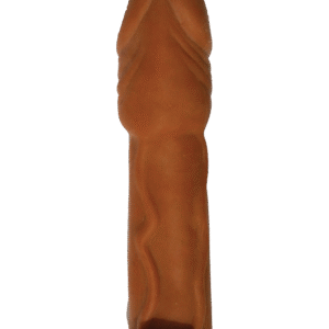 Skinsations Latin Lover Series Husky Lover 7 Inch Vibrating - Brown
