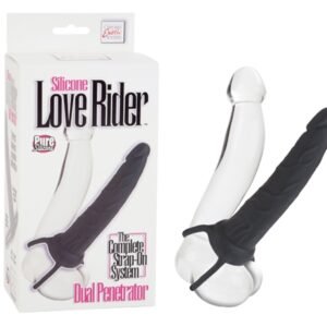 Silicone Love Rider Dual Penetrator - Black