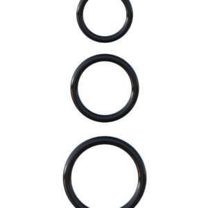 Fantasy C-Ringz Silicone Ring Stamina Set - Black