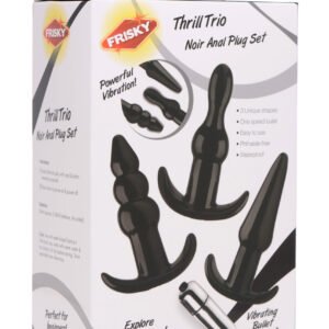 Thrill Trio Anal Plug Set - Black