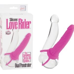 Silicone Love Rider Dual Penetrator - Pink