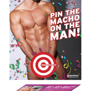 Bachelorette Party Favors - Pin the Macho on the Man