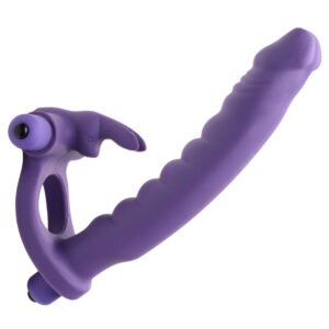 Double Delight Dual Insertion Vibrating Rabbit Cock Ring