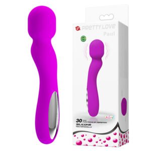 Pretty Love Paul USB Rechargeable Wand - Fuchsia