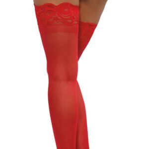 Thigh High - One Size - Red