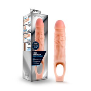 Performance - 9 Inch Cock Sheath Penis Extender - Vanilla