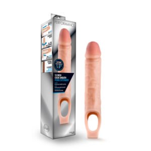 Performance - 10 Inch Cock Sheath Penis Extender - Vanilla