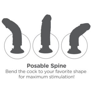 King Cock 10 Inch Vibrating Cock - Flesh