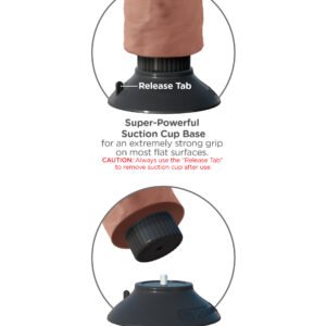 King Cock 6 Inch Vibrating Cock - Tan