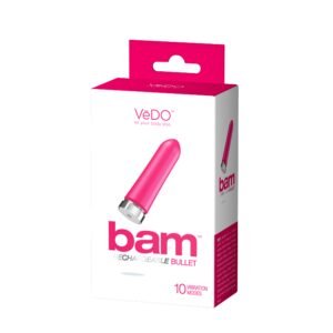 Bam Rechargeable Bullet - Hot in Bed Pink