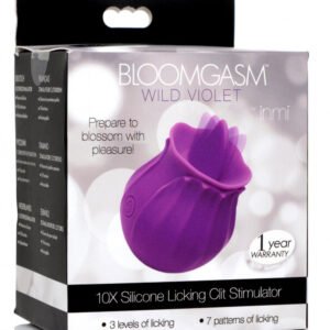 Inmi - Bloomgasm Wild Violet Licking Silicone Stimulator - Violet