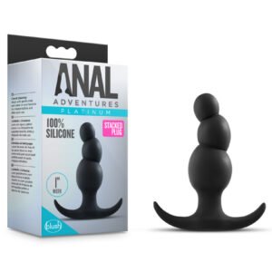 Anal Adventures Platinum - Stacked Plug - Black