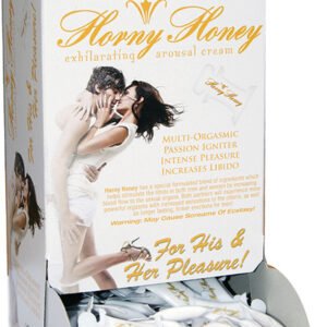 Horny Honey Stimulating Arousal Gel - 144 Piece Display - 2 Cc. Pillow Packs