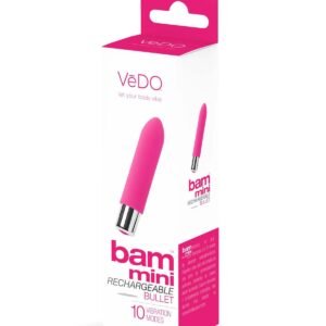 Bam Mini Rechargeable Bullet Vibe - Foxy Pink