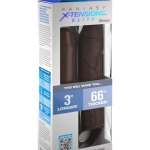 Fantasy X-Tensions Elite 7 Inch Extension With Strap - Brown