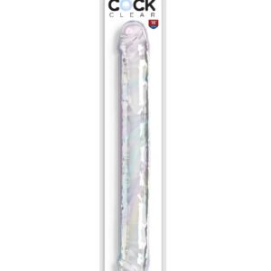 18 Inch Double Dildo - Clear