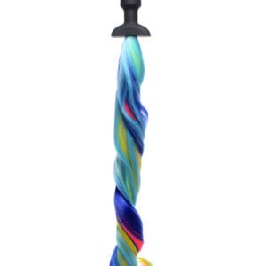Rainbow Pony Tail Anal Plug