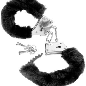 Fetish Fantasy Series Beginner's Furry Cuffs - Black