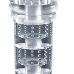 Rize - Luz - Glow in the Dark Self- Lubricating Stroker - Clear