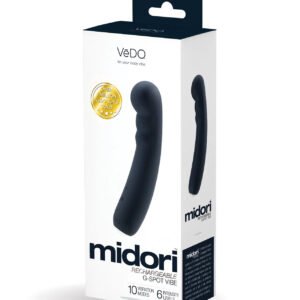 Midori Rechargeable G-Spot Vibe - Just Black