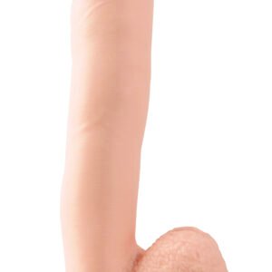 Basix Rubber Works 12 Inch Dong With Suction Cup - Light