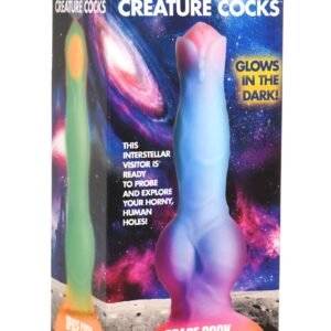 Space Cock Glow-in-the-Dark Silicone Alien Dildo