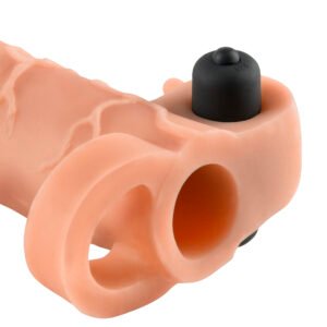 Fantasy X-Tensions Vibrating Real Feel 1-Inch Extension - Light
