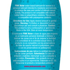 Pink Water Based Lubricant for Women - 4.7 Oz. / 140 ml