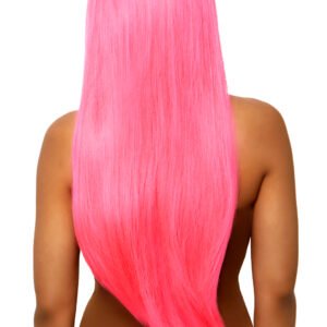 Long Straight Wig 33 Inch - Pink