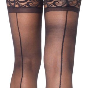 Stay Up Sheerthigh Highs - Black - One Size