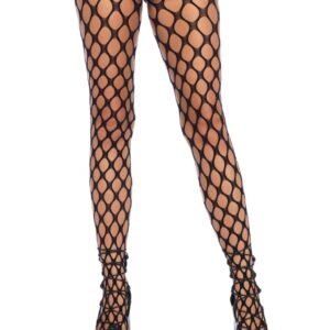 Jumbo Pothole Net Tights - Black - One Size