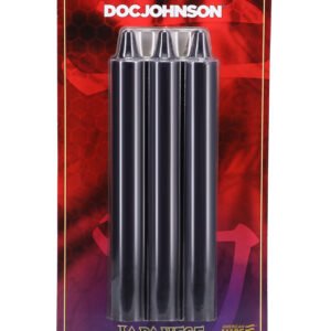 Japanese Drip Candles - 3 Pack - Black