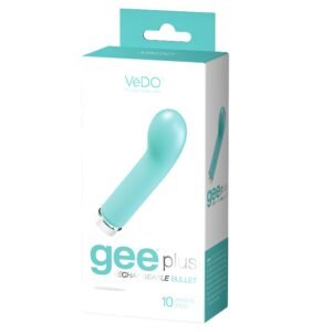 Gee Plus Rechargeable Mini Vibe - Tease Me Turquoise