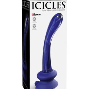 Icicles No. 89 - With Silicone Suction Cup - Blue