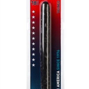 Double Header 18 Inches Veined - Black