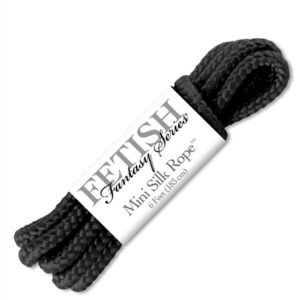 Fetish Fantasy Series Mini Silk Rope - Black