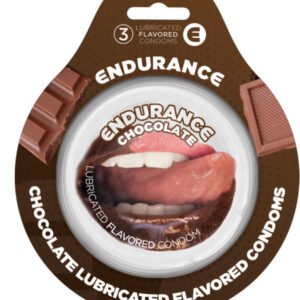 Endurance Condoms - Chocolate -3 Pack