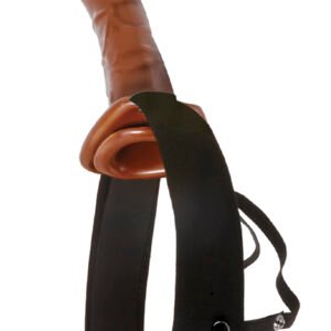 Fetish Fantasy Series 10 Inch Chocolate Dream Hollow Strap-On