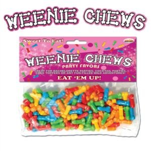 Weenie Chews Multi Flavor Assorted Penis Shaped Candy - 125 Piece Bag