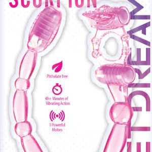 Super Xtreme Vibe Scorpion With Dual Stinger Anal Vibe - Magenta