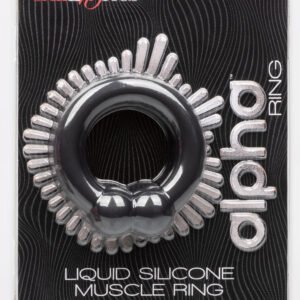 Alpha Liquid Silicone Muscle Ring - Black